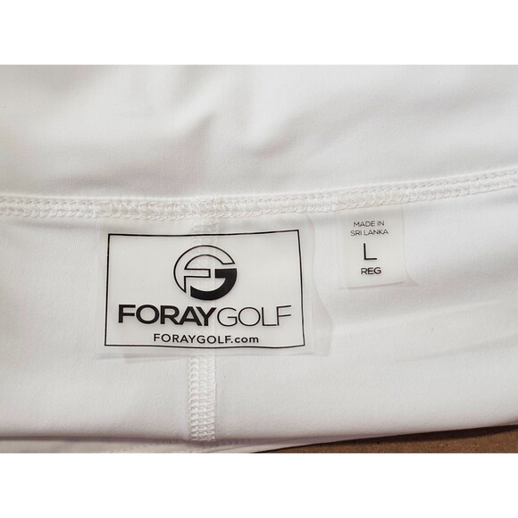 GC Women's L Foray Golf White & Navy Color block Golf Skort Skirt with Shorts - Picture 7 of 8